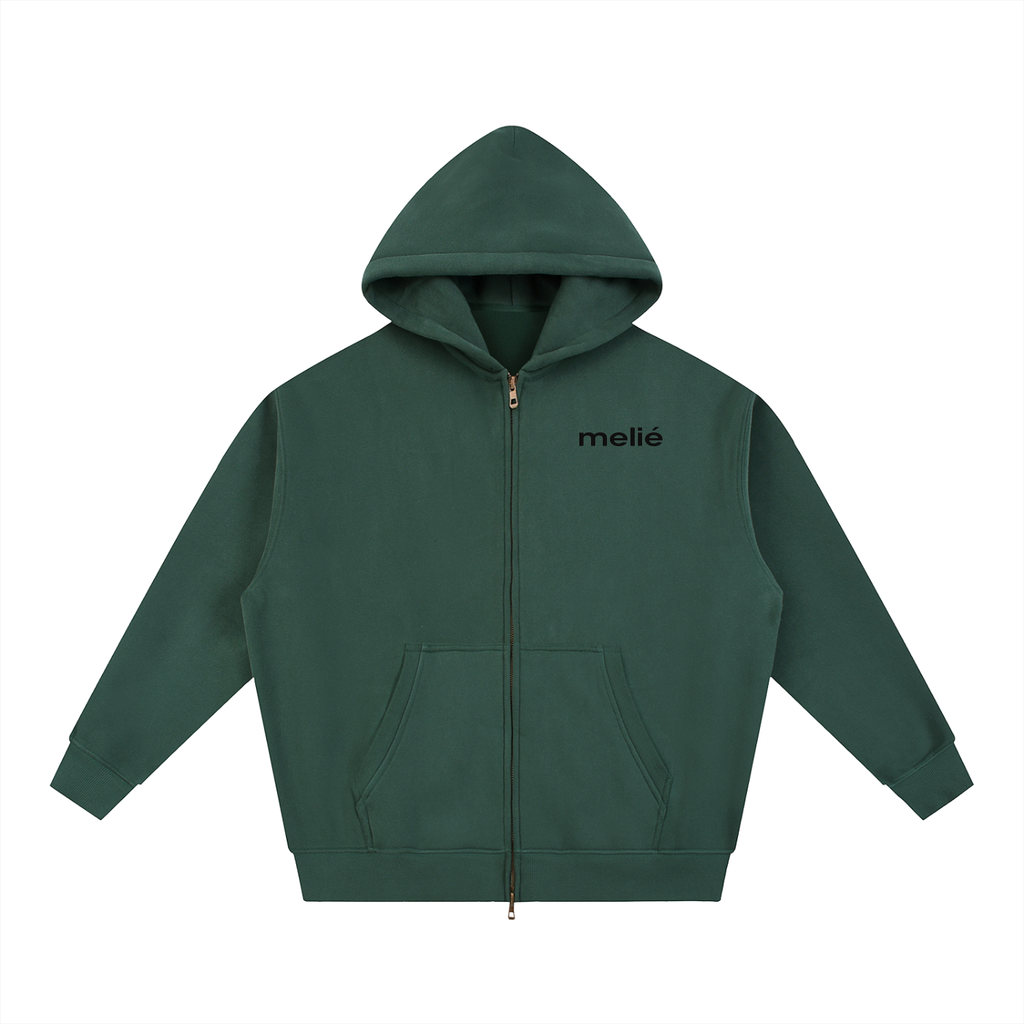 Melie Oversized Boxy Fleece Hoodie