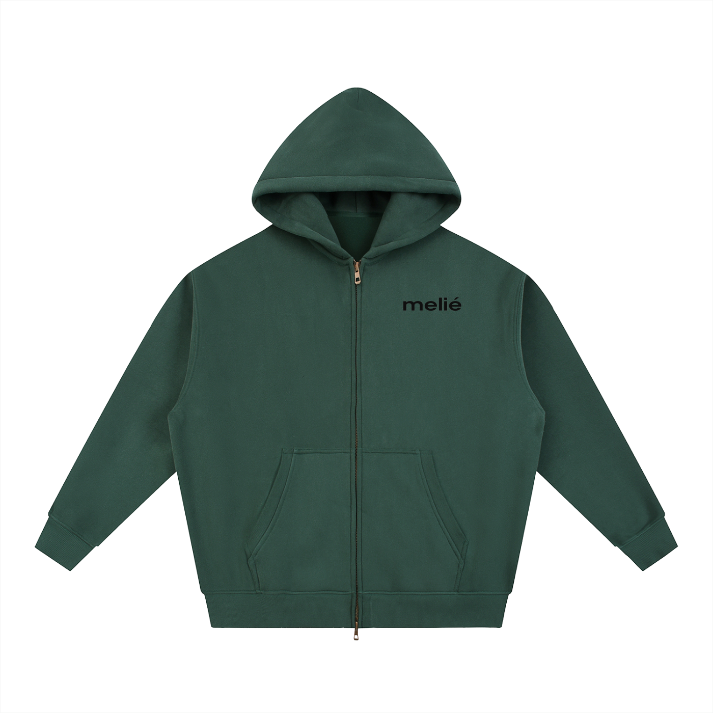 Melie Oversized Boxy Fleece Hoodie