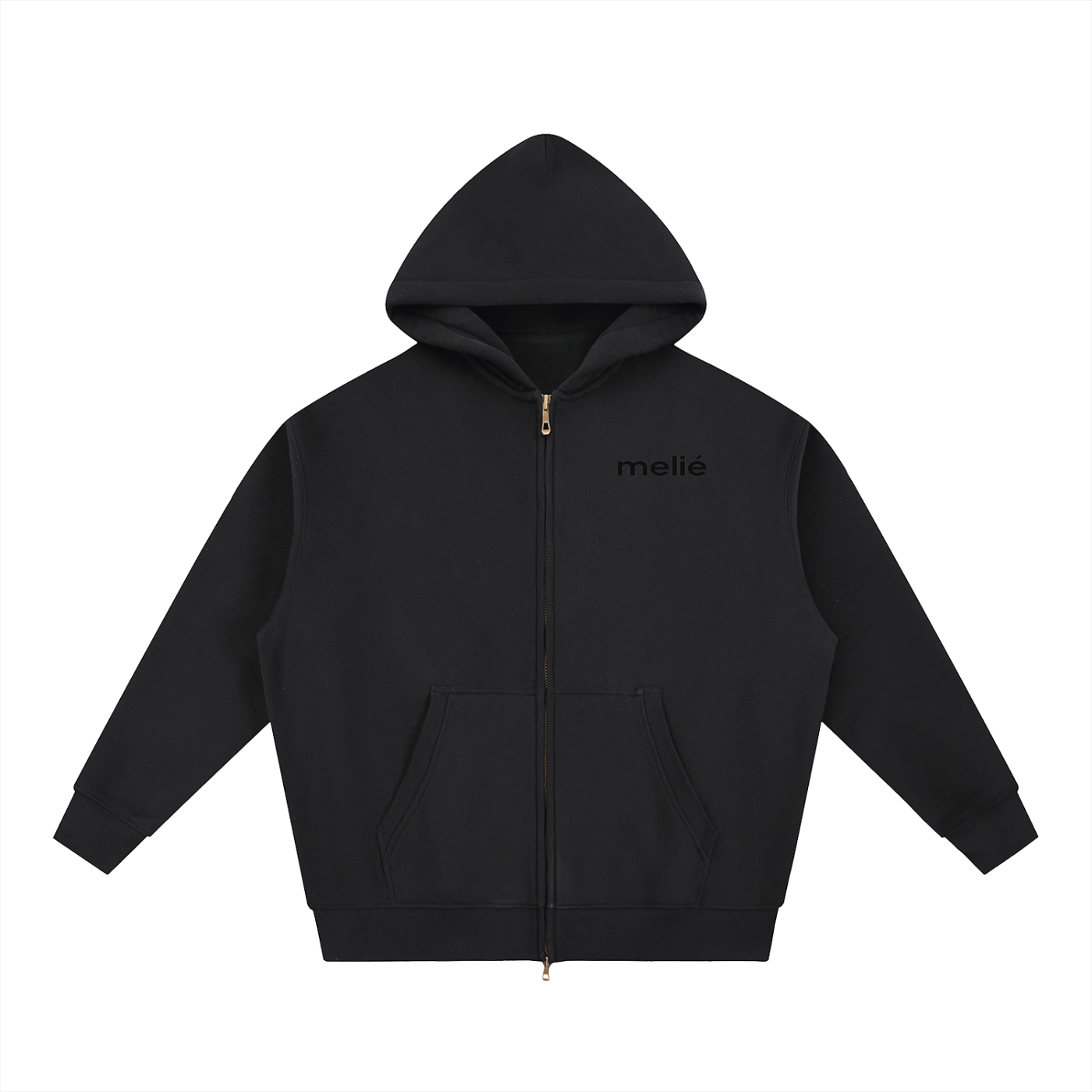 Melie Oversized Boxy Fleece Hoodie