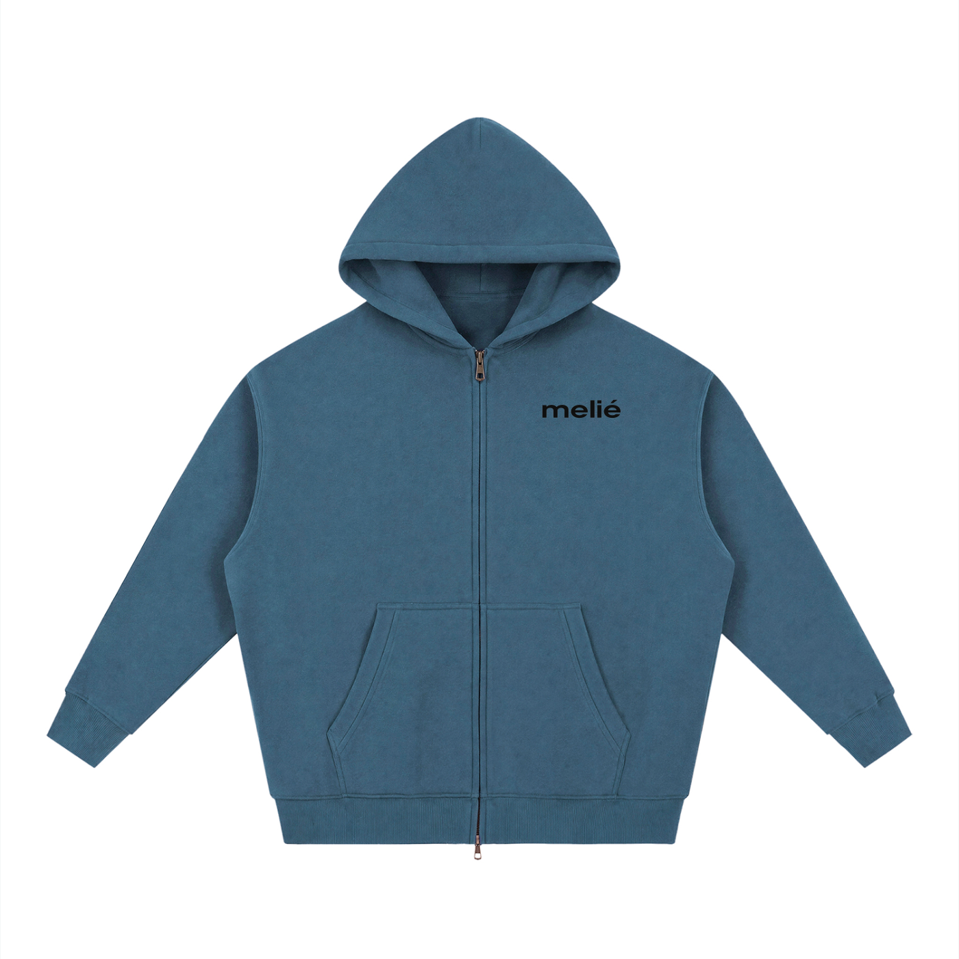 Melie Oversized Boxy Fleece Hoodie