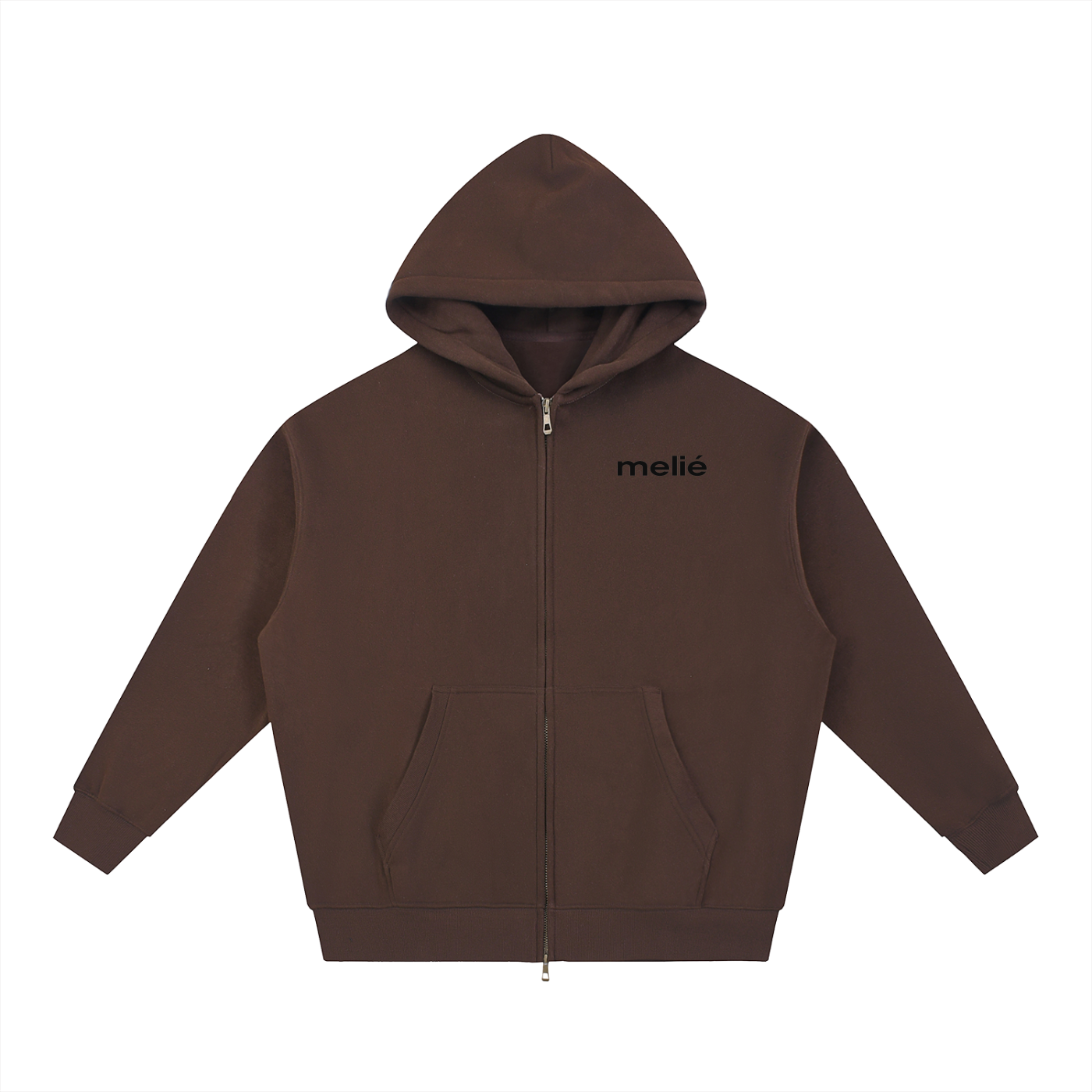 Melie Oversized Boxy Fleece Hoodie
